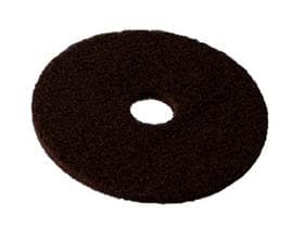 Superpad 3M Scotch-Brite, ø17'' = 432 mm marron, en fibres polyester, spécialement pour