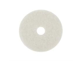 Superpad 3M Scotch-Brite, ø17'' = 432 mm blanc, en fibres polyester de haute qualité
