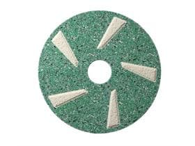 Tampon hybride FloorZilla, 12" 305 mm, tampon de nettoyage vert avec revêtement hybride