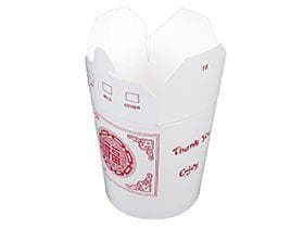 Food Box ASIA, rotondo 450 ml (16 oz) adatto al microonde, per alimenti,