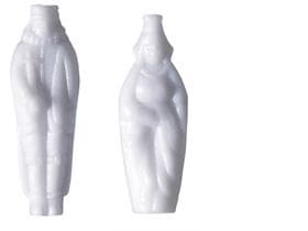 Figurines de roi en plastique blanc Einback, rois et reines mélangés