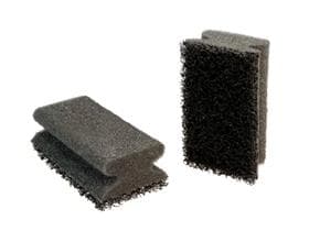 Éponges de nettoyage 3M Scotch-Brite noires/noires, 70 x 130 mm, partie non tissée