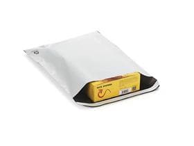 Buste postali opache, PE riciclato, bianche, dimensioni interne 160 x 220 mm
