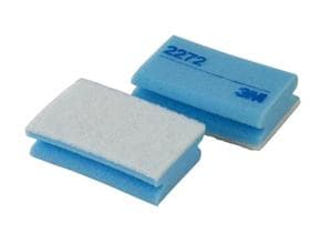 Scotch-Brite, bleu/blanc, 95 mm x 150 mm, nettoyage sans rayures des surfaces sensibles
