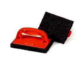 Nettoyeur de plaques de grill Scotchbrick avec poignée (tampon de nettoyage pour grill)