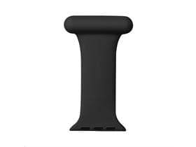 Spilla per Apple Watch, nera, silicone, piccola (38/40 mm)