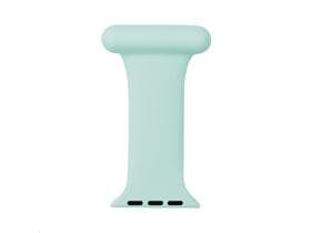 Spilla per Apple Watch, verde, silicone, grande (42/44 mm)