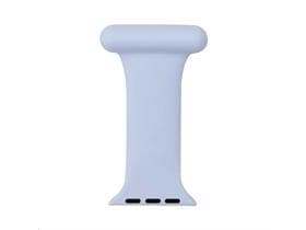 Spilla per Apple Watch, azzurro, silicone, piccola (38/40 mm)