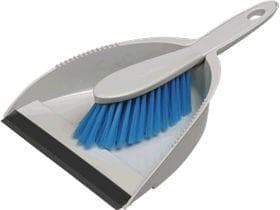 Set scopa a mano blu, 30 cm