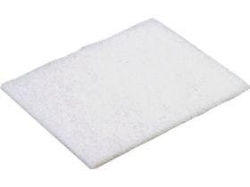 Handpad bianco "Non-Scratch", 23x15 cm in poliestere, appositamente per