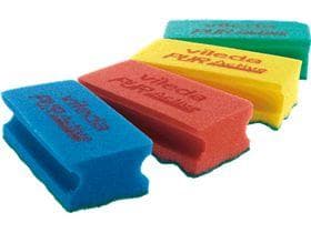 Éponge professionnelle PUR Active rouge, 6,3 x 14 cm
