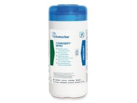 Salviette disinfettanti Cleanisept Wipes senza alcol, barattolo dispenser da 100 pezzi.