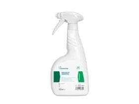 Descosept Sensitive, disinfettante per superfici alcolico, flacone spray da 750 ml.