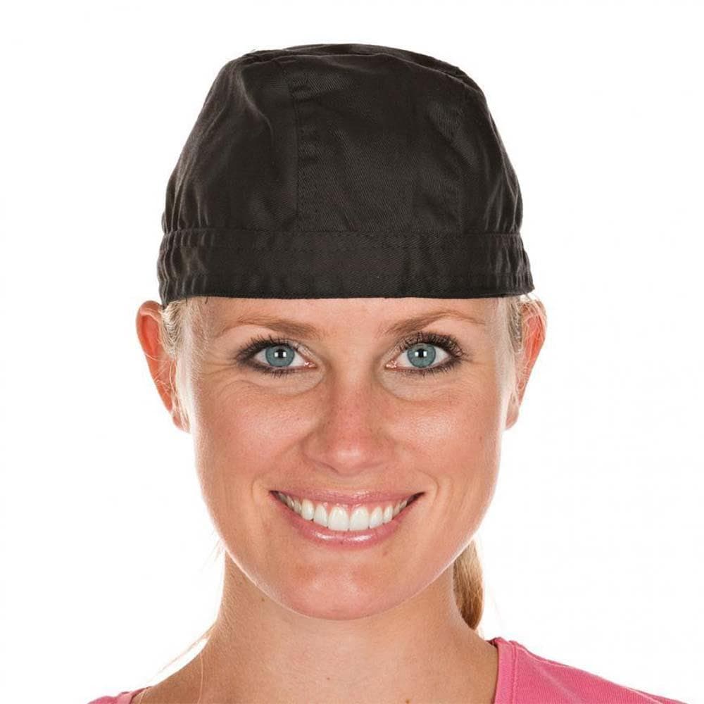 Foulard bandana, noir, mélange polyester-coton