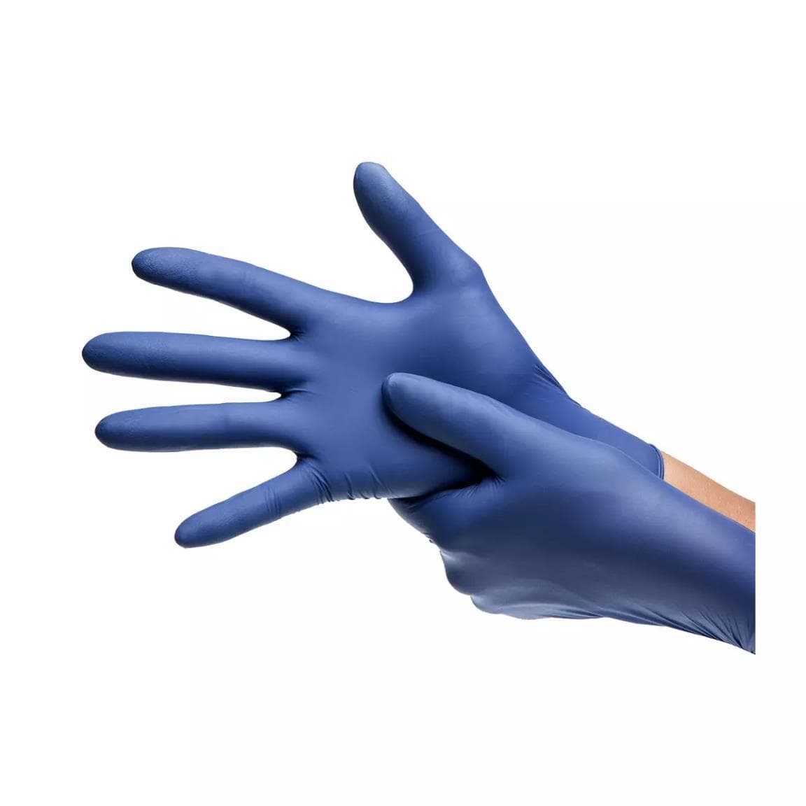 Guanti in nitrile "EPIDERM PROTECT", taglia S, blu metallizzato, senza polvere, non sterili