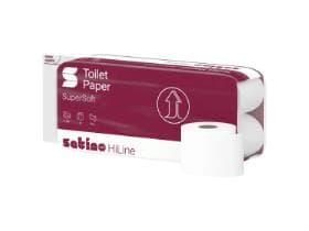 Papier toilette Satino prestige, 4 plis, blanc brillant, 150 feuilles (9,4 x 13 cm), FSC