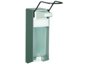 Distributeur de savon Euro 500 ml, bras long avec pompe remplaçable en acier inoxydable, pour