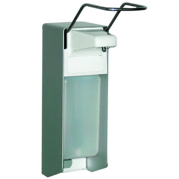 Distributeur de savon Euro 500 ml, bras long avec pompe remplaçable en acier inoxydable, pour