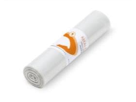 Sacs poubelle Tapira LDPE 70 L, 57,5 x 100 cm, 37 µm, transparent