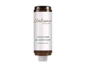 Gel douche et cheveux Welcome, 360 ml, aux extraits de ginkgo et de biloba