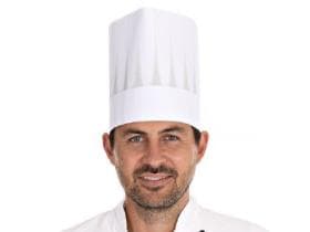 Toques de cuisine européens en papier gaufré, blanc, hauteur 21 cm, absorbants et