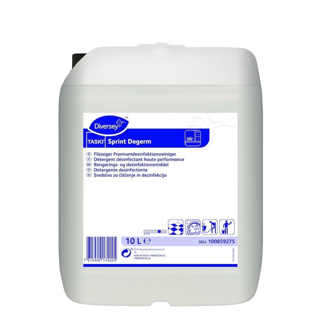 TASKI Sprint Degerm, detergente disinfettante liquido, tanica da 10 litri