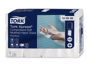 Asciugamani piegati Tork Xpress® asciugamani morbidi e compressi multipiega,