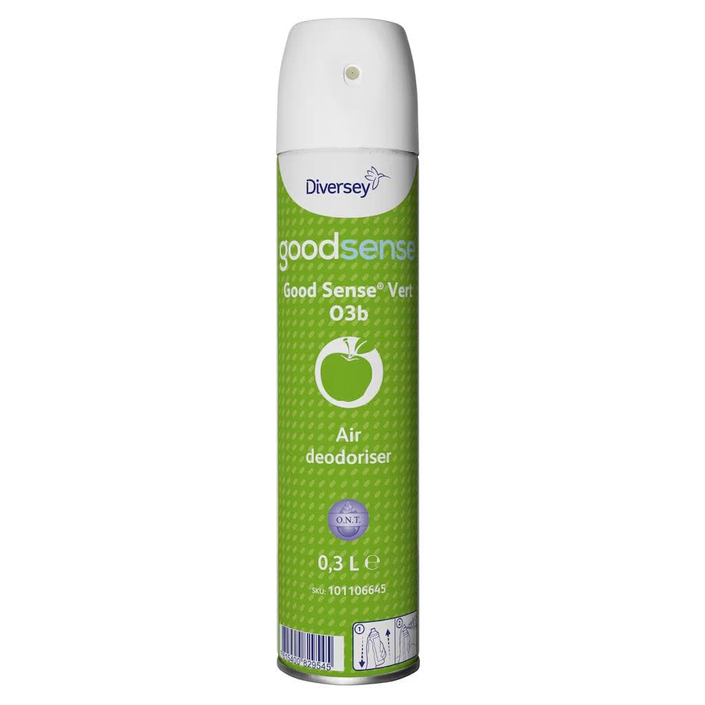 Désodorisant Diversey Good Sense Vert, 6 bombes aérosols de 0,3 L