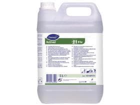 Detergente per pavimenti Actival F4r, 2x5 Ltr a bassa schiuma, altamente alcalino