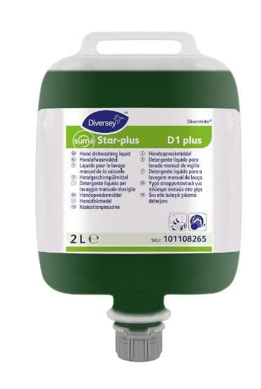 Suma Star-plus D1, Hochkonzentriertes Handgeschirrspülmittel, Zitronenduft
