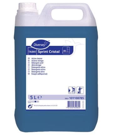 Detergente attivo TASKI Sprint Cristal per la pulizia manuale di manutenzione