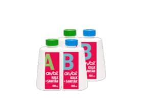 Nettoyant spécial Arvox Pro Calcaire+Sanitaire 2 x recharges (4 x 0,4 litres)