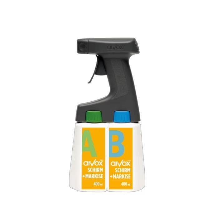 Nettoyant bi-composant pour parasols et auvents ARVOX PRO (2 x 0,4 litre)