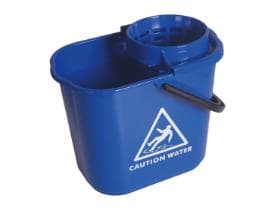 Eimer 14 L mit Ausspressvorrichtung blau, für Kentucky Mop