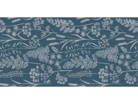 Chemin de table Airlaid, 40 cm x 24 m, "Benjamin" bleu-gris