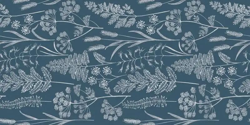 Chemin de table Airlaid, 40 cm x 24 m, "Benjamin" bleu-gris