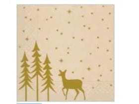 Servietten Recycled Tissue 40 x 40 cm "Liane" 1/4 Falz, 3-lagig,
