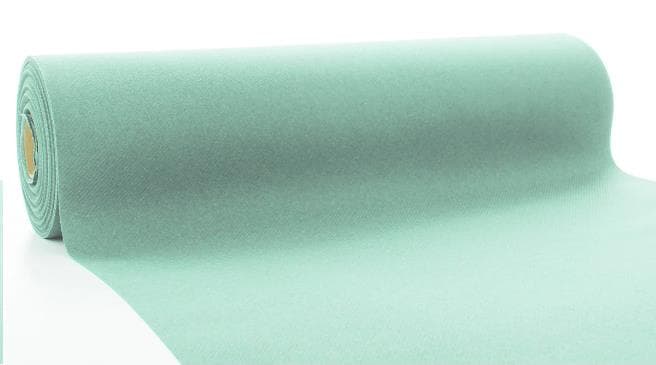 Chemin de table en Airlaid, 40 cm x 24 m, "Eucalyptus"