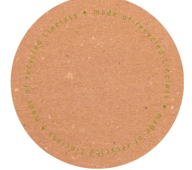 Sous-verre LinBoard, ø 90 mm, "Basic" Pur