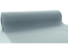 Chemin de table en Airlaid, 40 cm x 24 mètres linéaires, gris "Basic"