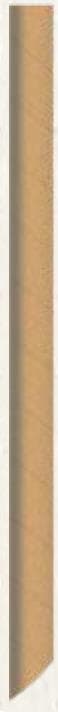 Paille en papier, Ø 12 mm / 230 mm, enveloppée de papier brun naturel