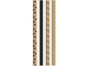 Paille en papier, Ø 8 mm / 200 mm Eco Dots Mix
