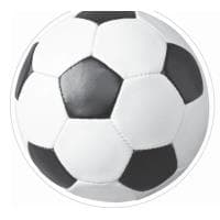 Sottobicchiere in feltro, 107 x 107 mm "Calcio"