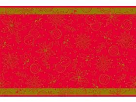 Chemin de table Airlaid, 40 x 24 cm, rouge MILAN