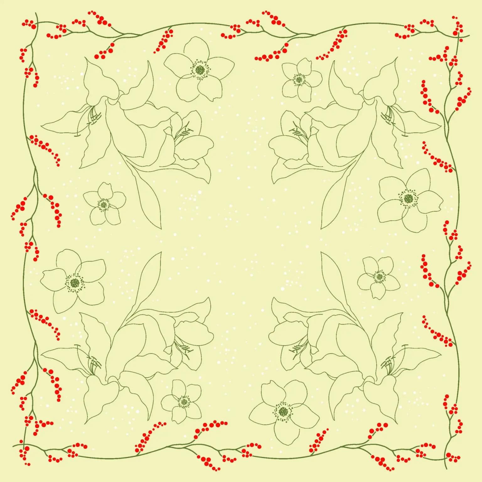 Nappe Airlaid, 80 x 80 cm, pli 1/8, FIDELIA