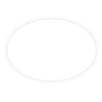 Sottobicchiere in carta velina a 7 strati, 240 x 170 mm "Basic" bianco