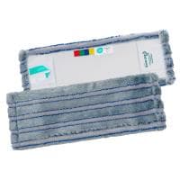 ReTex MicroStripe 40 grigio / blu borsa / linguetta, microfibra peluche