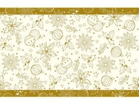 Chemin de table en Airlaid, 40 cm x 24 m, "Milan" champagne