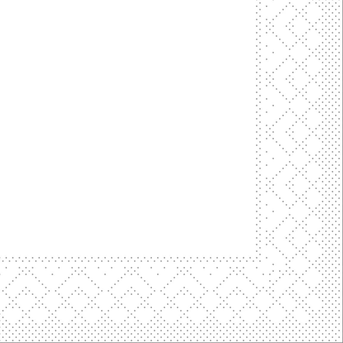 Nappes en Spanlin-bio, 100 x 100 cm, 1/8 pli, "Basic" blanc.