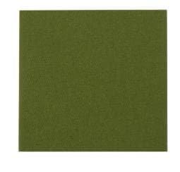 Tovaglioli Softpoint, 20 x 20 cm, 1/4 piega, "Basic" verde oliva.